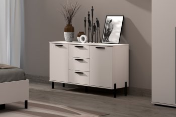 Спальный гарнитур Норден кашемир, модульный (Зарон) в Ревде - revda.mebel-e96.ru
