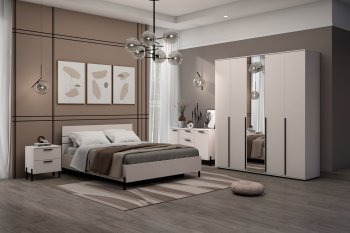 Спальный гарнитур Норден кашемир, модульный (Зарон) в Ревде - revda.mebel-e96.ru