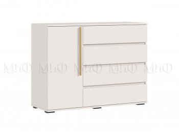 Комод 1 дверь 4 ящика (1200) Норд, кашемир (Миф) в Ревде - revda.mebel-e96.ru
