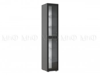 Пенал-стекло 400 мм Норд (Графит) (Миф) в Ревде - revda.mebel-e96.ru