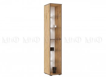Пенал-стекло 400 мм Норд (Дуб крафт) (Миф) в Ревде - revda.mebel-e96.ru