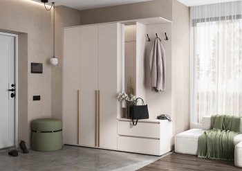 Прихожая Норд+Шкаф 1200, кашемир (Миф) в Ревде - revda.mebel-e96.ru