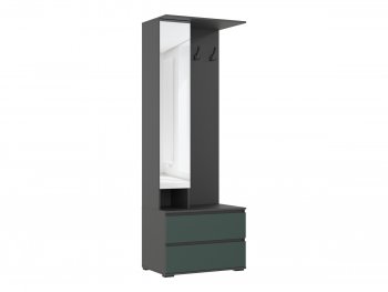 Прихожая Норд графит/изумруд (Миф) в Ревде - revda.mebel-e96.ru | фото