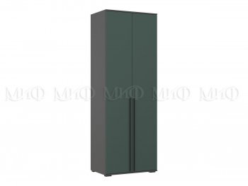 Шкаф 800 мм 2-х ств. Норд графит/изумруд (Миф) в Ревде - revda.mebel-e96.ru