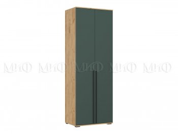 Шкаф 800 мм 2-х ств. Норд крафт/изумруд (Миф) в Ревде - revda.mebel-e96.ru