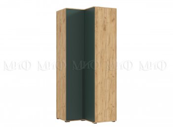 Шкаф угловой Норд крафт/изумруд (Миф) в Ревде - revda.mebel-e96.ru