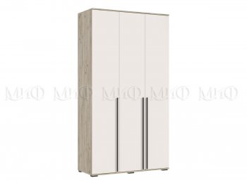 Шкаф 1200 мм 3-х ств. Норд крафт серый/кашемир (Миф) в Ревде - revda.mebel-e96.ru