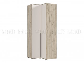 Шкаф угловой Норд крафт серый/кашемир (Миф) в Ревде - revda.mebel-e96.ru