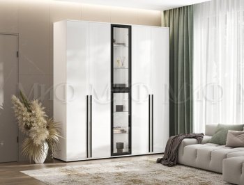 Шкаф Норд+ пенал со стеклом (Миф) в Ревде - revda.mebel-e96.ru