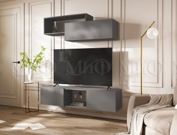 Стенка Норд-1 графит (Миф) в Ревде - revda.mebel-e96.ru