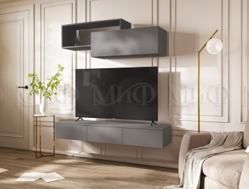 Стенка Норд-2 графит (Миф) в Ревде - revda.mebel-e96.ru