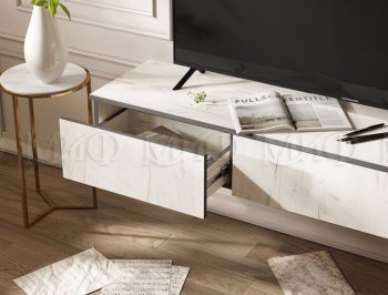 Стенка Норд-2 дуб крафт белый (Миф) в Ревде - revda.mebel-e96.ru