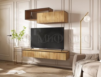 Стенка Норд-2 дуб крафт (Миф) в Ревде - revda.mebel-e96.ru
