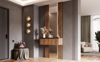 Прихожая+Тумба с зеркалом Норд (Миф) в Ревде - revda.mebel-e96.ru