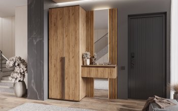 Шкаф 800+Тумба с зеркалом Норд (Миф) в Ревде - revda.mebel-e96.ru