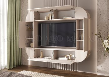 Стенка Норд (Зона ТВ), кашемир (Миф) в Ревде - revda.mebel-e96.ru