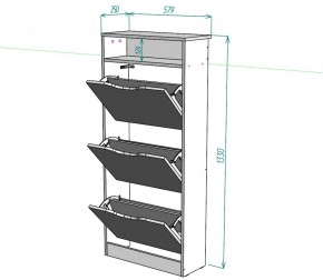 Обувница W10 (Белый) в Ревде - revda.mebel-e96.ru