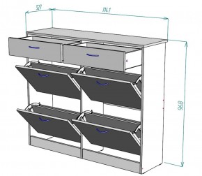 Обувница W25 (ДМ) в Ревде - revda.mebel-e96.ru