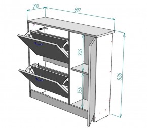 Обувница W31 (Белый) в Ревде - revda.mebel-e96.ru