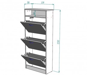 Обувница W9 (Белый) в Ревде - revda.mebel-e96.ru