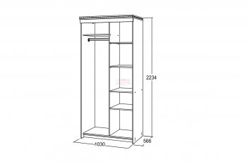 Шкаф-купе 1000 мм Ольга-13 в Ревде - revda.mebel-e96.ru