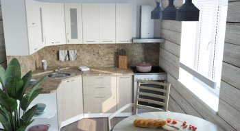 Кухонный гарнитур Ольга оптима 3 1500х1800 мм (Герда) в Ревде - revda.mebel-e96.ru