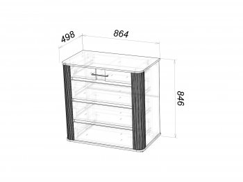 Комод Ольга-2 в Ревде - revda.mebel-e96.ru