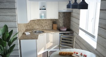 Кухонный гарнитур Ольга оптима 4 1400х2000 мм (Герда) в Ревде - revda.mebel-e96.ru
