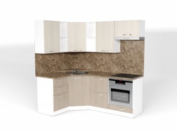 Кухонный гарнитур Ольга оптима 4 1400х2000 мм (Герда) в Ревде - revda.mebel-e96.ru