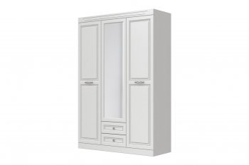 Спальный гарнитур Олимп белый модульный (БМ) в Ревде - revda.mebel-e96.ru