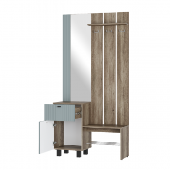 Прихожая Олива шарли бриз софт, модульная (БТС) в Ревде - revda.mebel-e96.ru