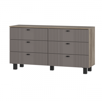 Комод Олива КМ-04 муссон софт (БТС) в Ревде - revda.mebel-e96.ru