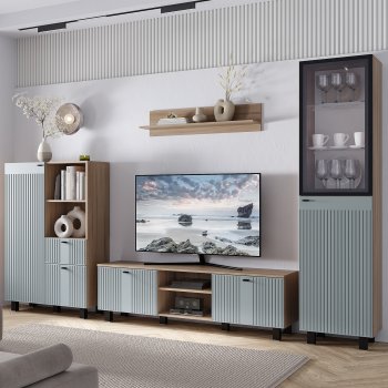 Тумба под ТВ Олива ТБ-09 шарли бриз (БТС) в Ревде - revda.mebel-e96.ru