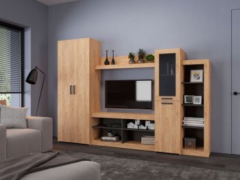 Стенка OSKAR4 (Генезис) в Ревде - revda.mebel-e96.ru