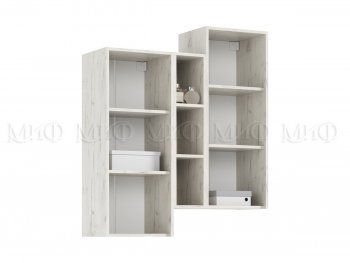 Стенка Оскар крафт белый/графит (Миф) в Ревде - revda.mebel-e96.ru