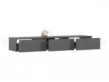 Стенка Оскар комп.2 графит (Миф) в Ревде - revda.mebel-e96.ru