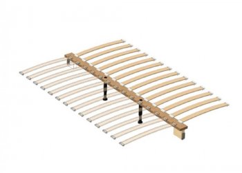 Кровать из массива Елена Белый Жемчуг (БМ) в Ревде - revda.mebel-e96.ru