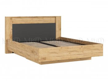Кровать парящая Остин крафт/графит (Миф) в Ревде - revda.mebel-e96.ru
