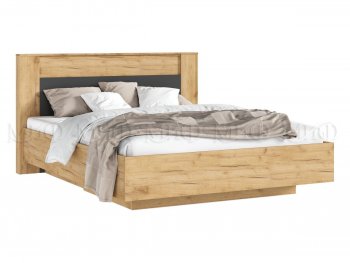 Кровать парящая Остин крафт/графит (Миф) в Ревде - revda.mebel-e96.ru