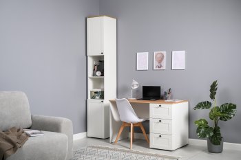 Набор детской мебели Остин белый, модульный (Моби) в Ревде - revda.mebel-e96.ru