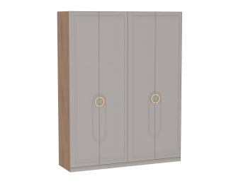 Шкаф 1800 мм 4-дверный с доп. ящиками Палермо (СБК) в Ревде - revda.mebel-e96.ru