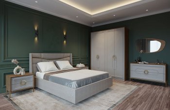 Спальный гарнитур Палермо модульный (СБК) в Ревде - revda.mebel-e96.ru