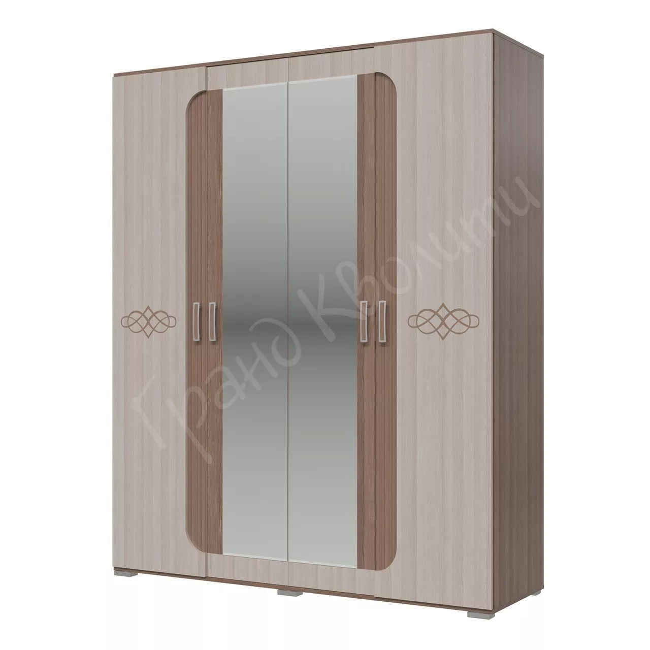 Шкаф 4-х дверный 1800 Пальмира(ГК) в Ревде - revda.mebel-e96.ru