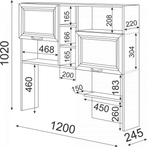 Набор подростковой мебели Остин модульный (Риннер) в Ревде - revda.mebel-e96.ru