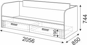 Кровать с ящиками Волкер М13 (риннер) в Ревде - revda.mebel-e96.ru