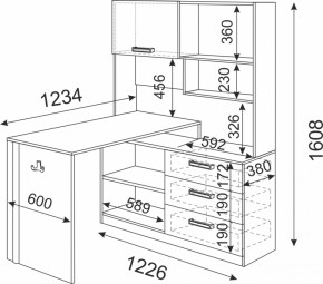 Подростковая мебель Волкер модульная (Риннер) в Ревде - revda.mebel-e96.ru