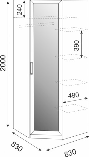 Подростковая мебель Волкер модульная (Риннер) в Ревде - revda.mebel-e96.ru