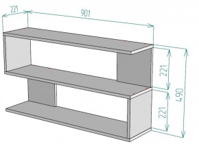 Полка S30 (Белый) в Ревде - revda.mebel-e96.ru