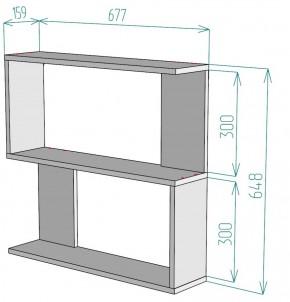 Полка S31 (Белый) в Ревде - revda.mebel-e96.ru