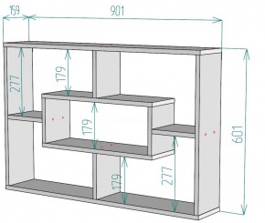 Полка S40 (Белый) в Ревде - revda.mebel-e96.ru